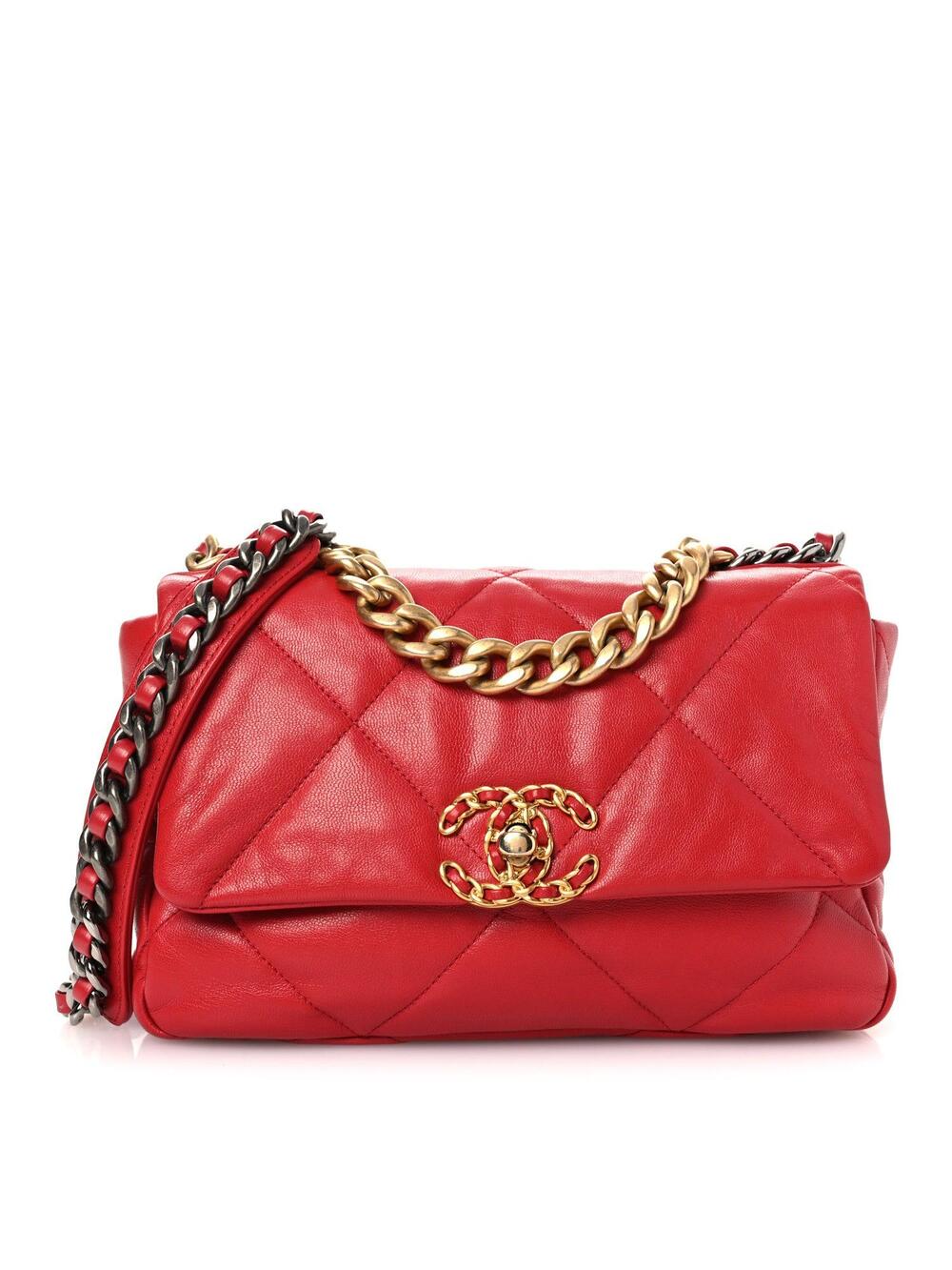 Lambskin Quilted Medium Chanel 19 Flap #358483C28B